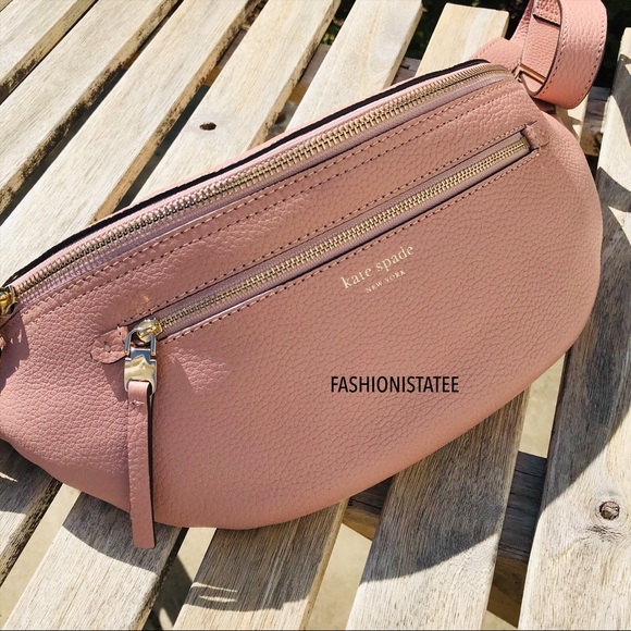 Kate spade large belt bag flapper pink fanny pack - Picture 7 of 8